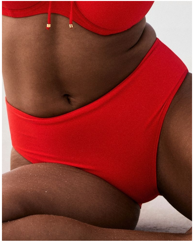 Culotte de bain taille haute Prima Donna Swim Aswan (Fiesta Red)