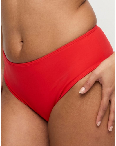 Prima Donna Swim Aswan High-Waist Bikini Bottom (Fiesta Red)