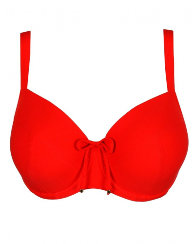 Sujetador de bikini balconette con foam Prima Donna Bain Aswan (Fiesta Red)