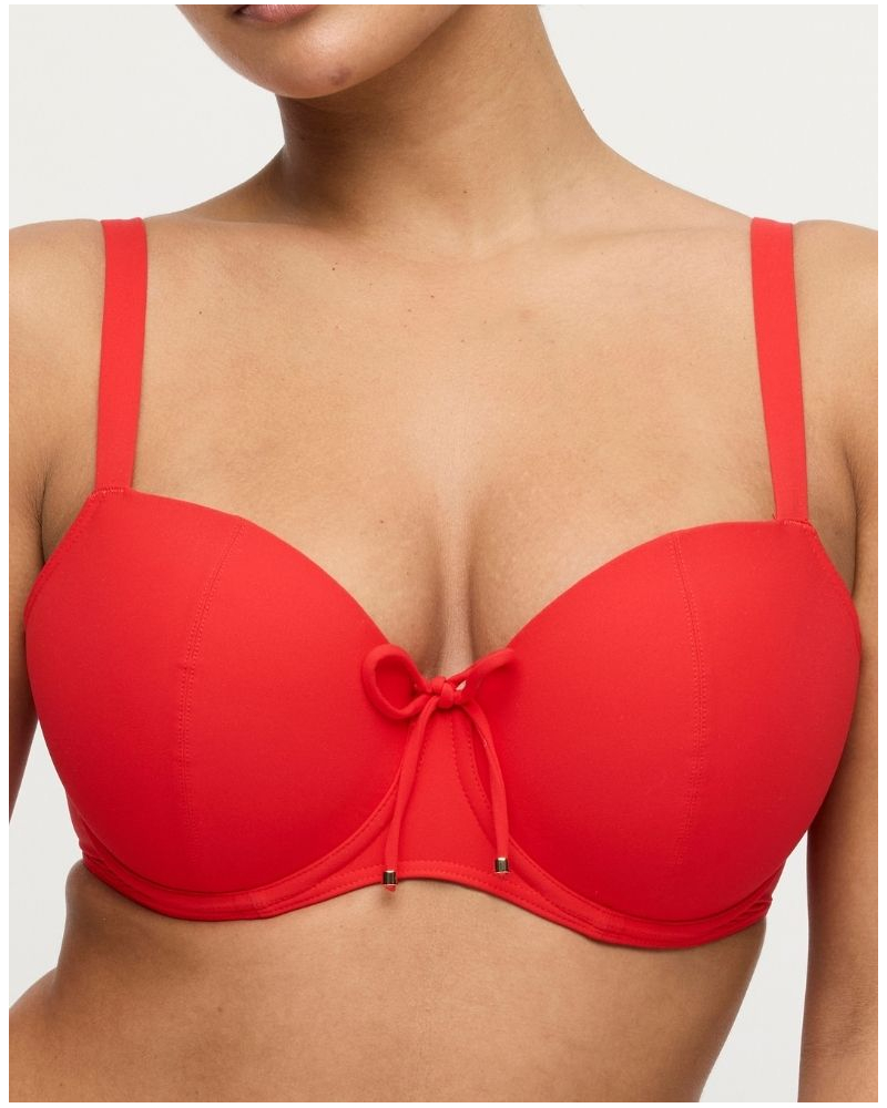 Soutien-gorge de bain balconnet coque Prima Donna Swim Aswan (Fiesta Red)