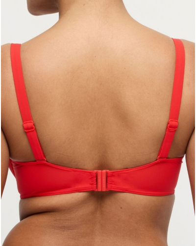 Sujetador de bikini balconette con foam Prima Donna Bain Aswan (Fiesta Red)