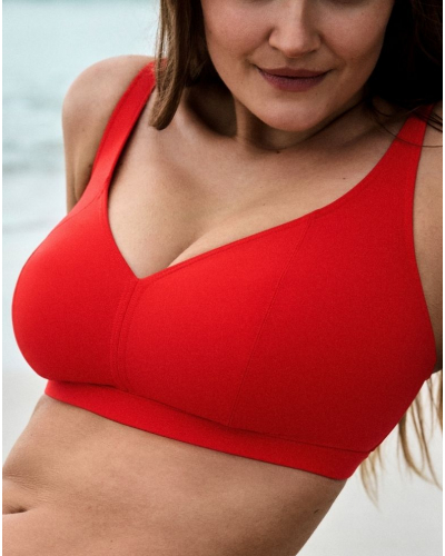 Soutien-gorge de bain triangle Prima Donna Swim Aswan (Fiesta Red)