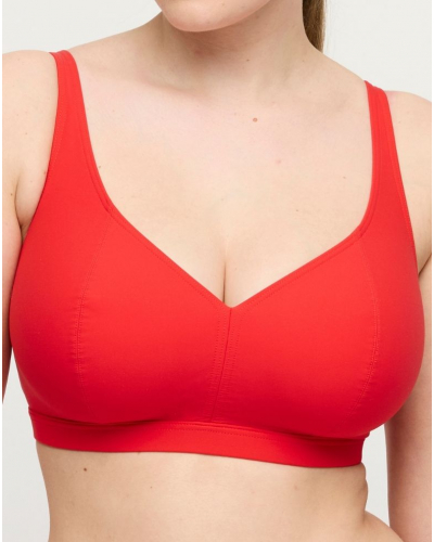 Soutien-gorge de bain triangle Prima Donna Swim Aswan (Fiesta Red)