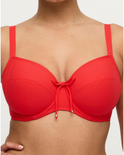 Sujetador de baño con aros Prima Donna Swim Aswan (Fiesta Red)