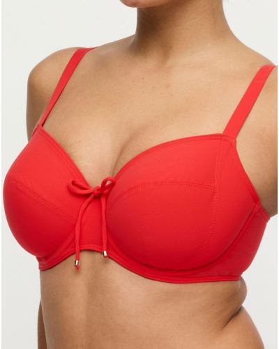 Sujetador de baño con aros Prima Donna Swim Aswan (Fiesta Red)
