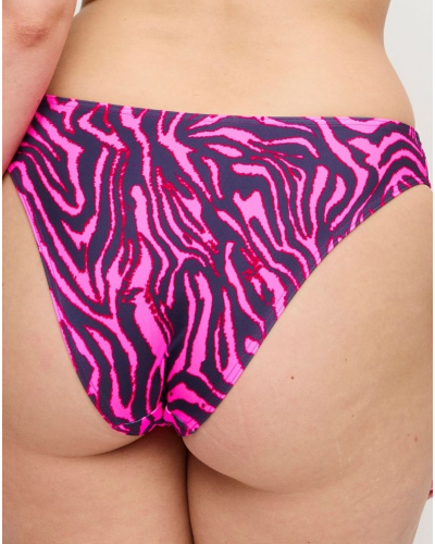 Braguita de bikini brasileña Prima Donna Swim Malabo (Hot Pink Zebra)