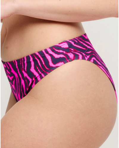Slip de bain brésilien Prima Donna Swim Malabo (Hot Pink Zebra)