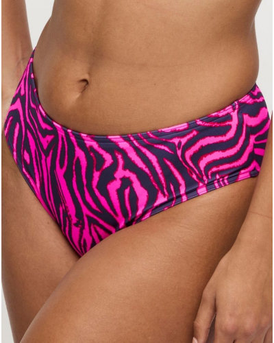 Prima Donna Swim Delray High Waist Bikini Malabo (Hot Pink Zebra)