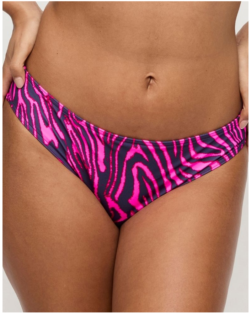Prima Donna Swim Malabo Rio Bikini Briefs (Hot Pink Zebra)