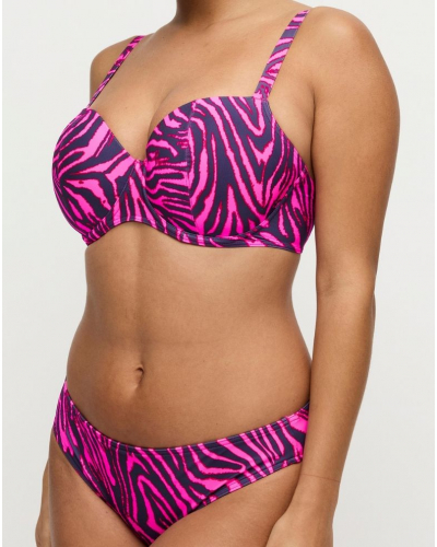 Prima Donna Swim Malabo Rio Bikini Briefs (Hot Pink Zebra)