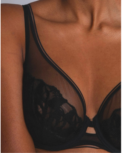 Well-being underwire bra Maison Lejaby Sin (Black)