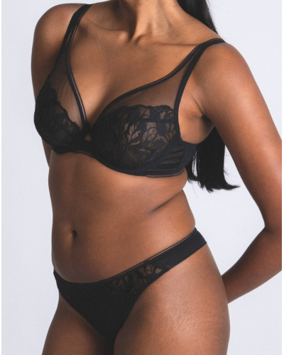 Soutien-gorge avec armatures bien-être Maison Lejaby Sin (Noir)