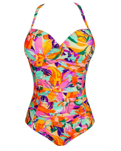 Maillot de bain une pièce gainant à armatures Prima Donna Swim Varadeo (Bright Tropics)