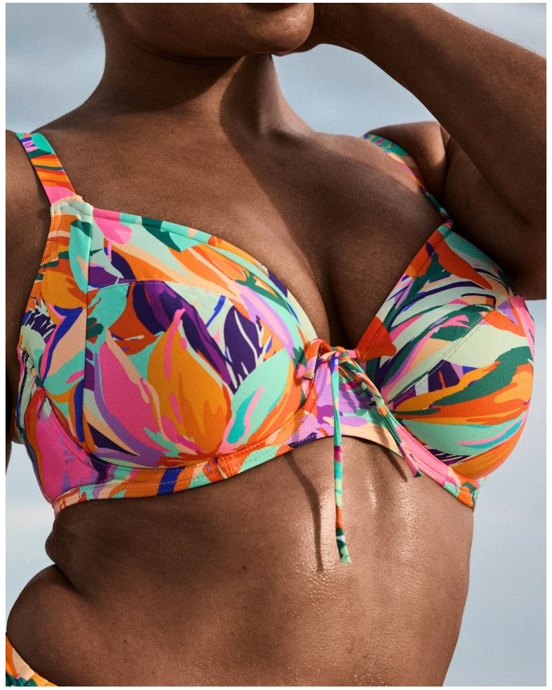 Full-Cup Swimsuit Bra Prima Donna Swim Varadeo (Bright Tropics)
