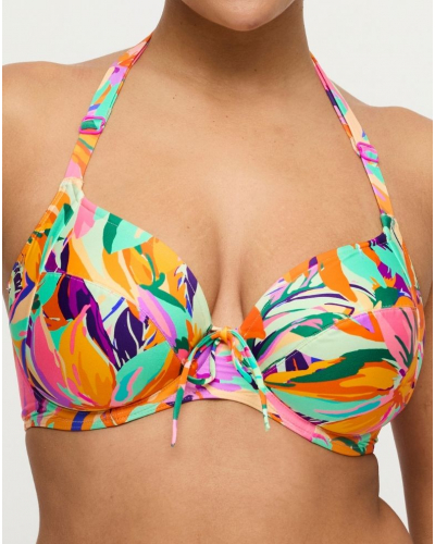 Sujetador de baño con copa entera Prima Donna Swim Varadeo (Bright Tropics)