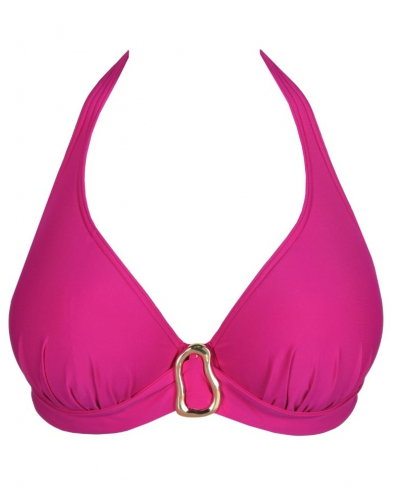 Padded plunge swim bra Prima Donna Swim Uvita (Deep Magenta)