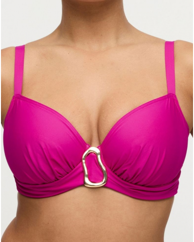 Soutien-gorge de bain emboîtant Prima Donna Swim Uvita (Deep Magenta)
