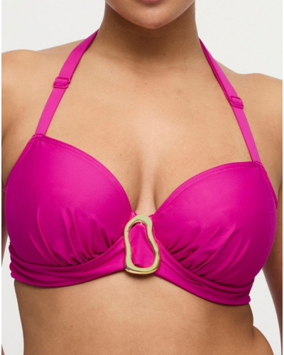Full-Cup Swimsuit Bra Prima Donna Swim Uvita (Deep Magenta)