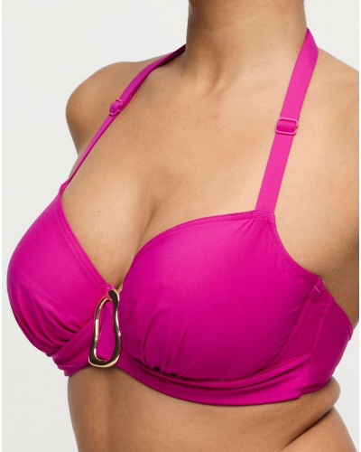 Full-Cup Swimsuit Bra Prima Donna Swim Uvita (Deep Magenta)