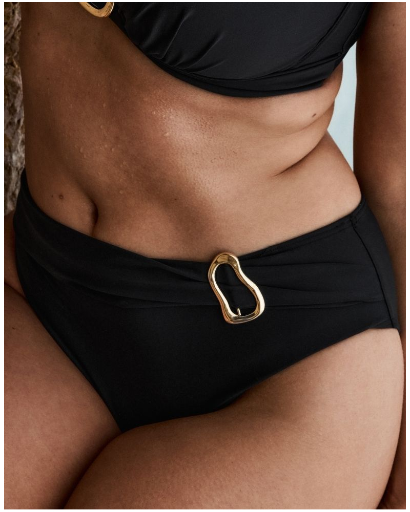 Braguita de baño de talle alto Prima Donna Swim Uvita (Negro)