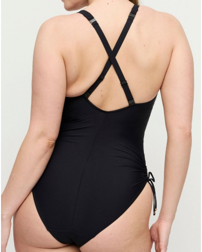 Maillot de bain une pièce plunge Prima Donna Swim Uvita (Noir)