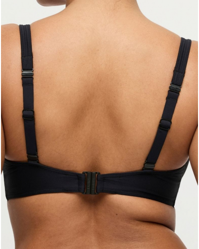 Soutien-gorge de bain plunge rembourré Prima Donna Swim Uvita (Noir)