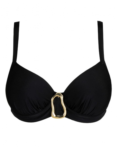 Sujetador de baño con copa entera Prima Donna Swim Uvita (Negro)
