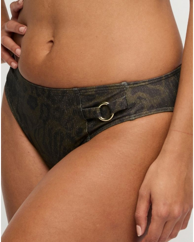 Slip de bain brésilien Prima Donna Swim Ratjada (Jungle Jaguar)