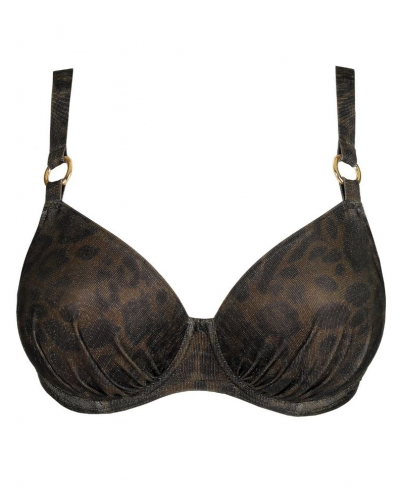 Sujetador de baño con aros Prima Donna Swim Ratjada (Jungle Jaguar)