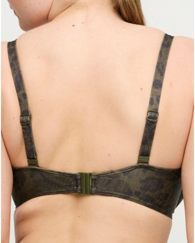 Underwired bath bra Prima Donna Swim Ratjada (Jungle Jaguar)