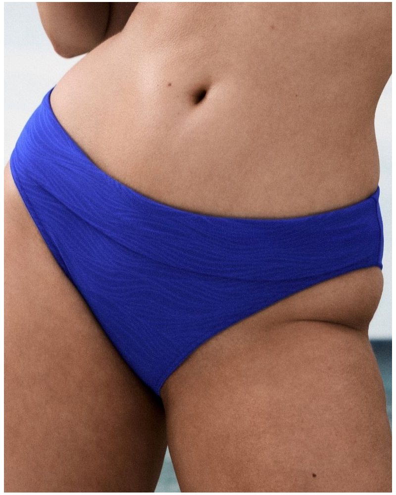 Fold bikini brief Prima Donna Swim Mantas (Electric Blue)