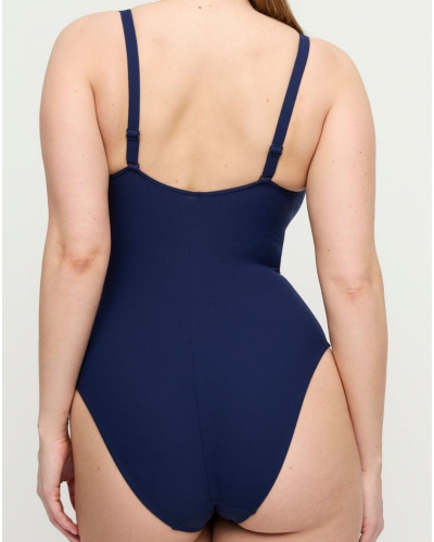 Maillot de bain une pièce plunge sans armature Prima Donna Swim Aswan (Water Blue)