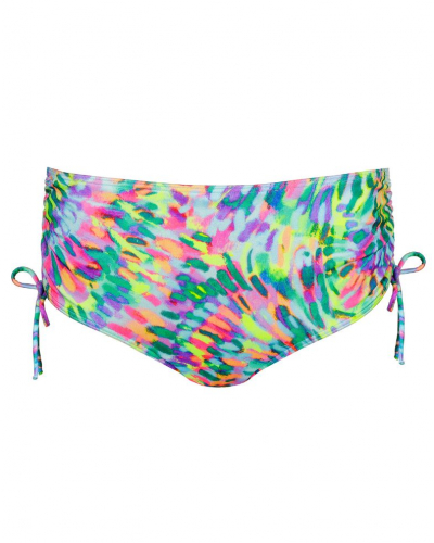 High-waist drawstring bikini bottom Prima Donna Swim Douala (Impressionist Summer)