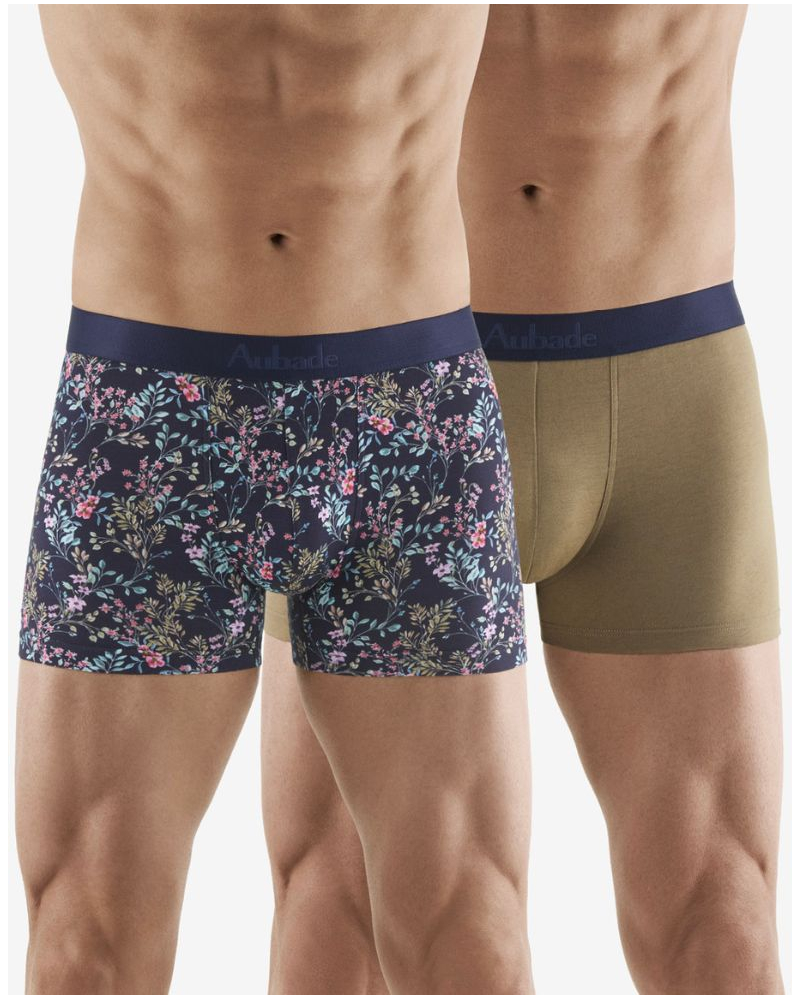 Pack of 2 boxers Aubade Men (DREAMFIELD/UNI KAKI)