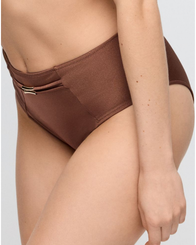 Slip de bain taille haute Marie Jo Bain Hello Sunset (Sepia)