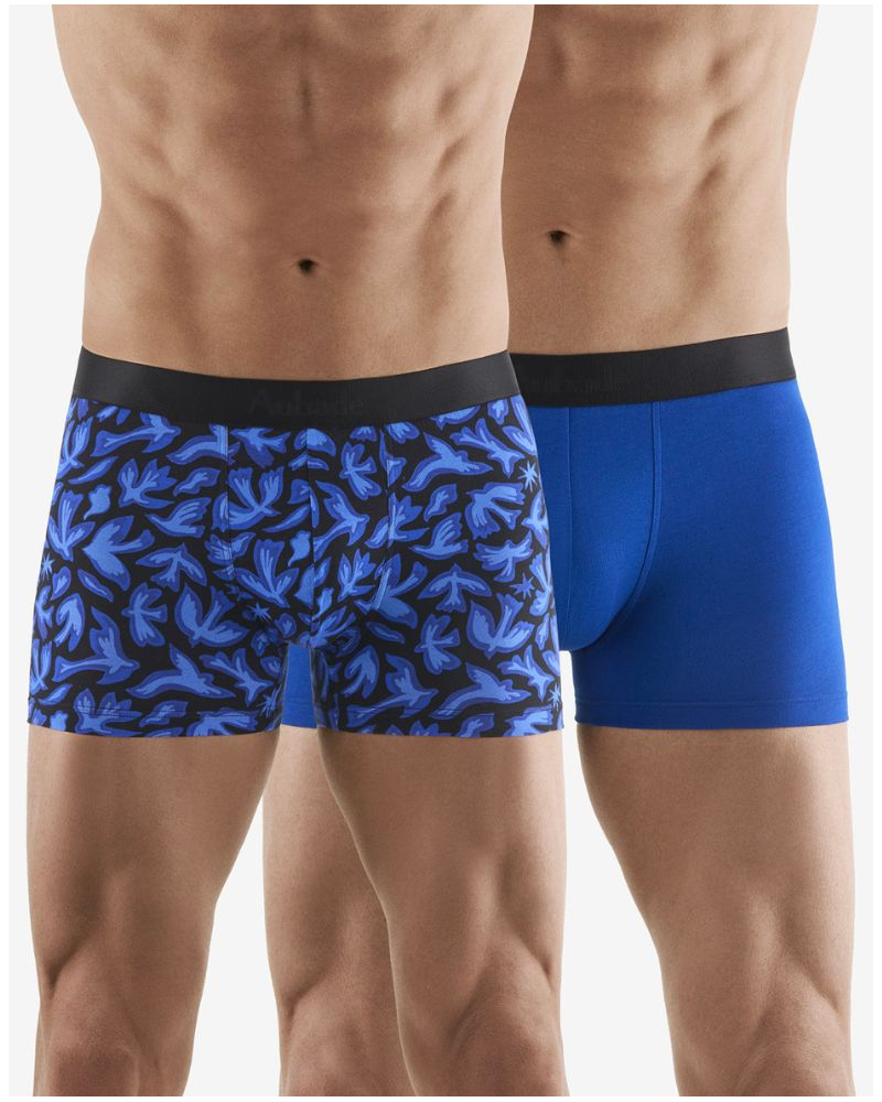 Pack of 2 boxers Aubade Men (BIRDS/UNI BLEU)