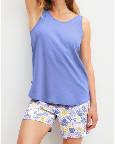 Pyjama short Calida Coastal Dreams (Persian Jewel)