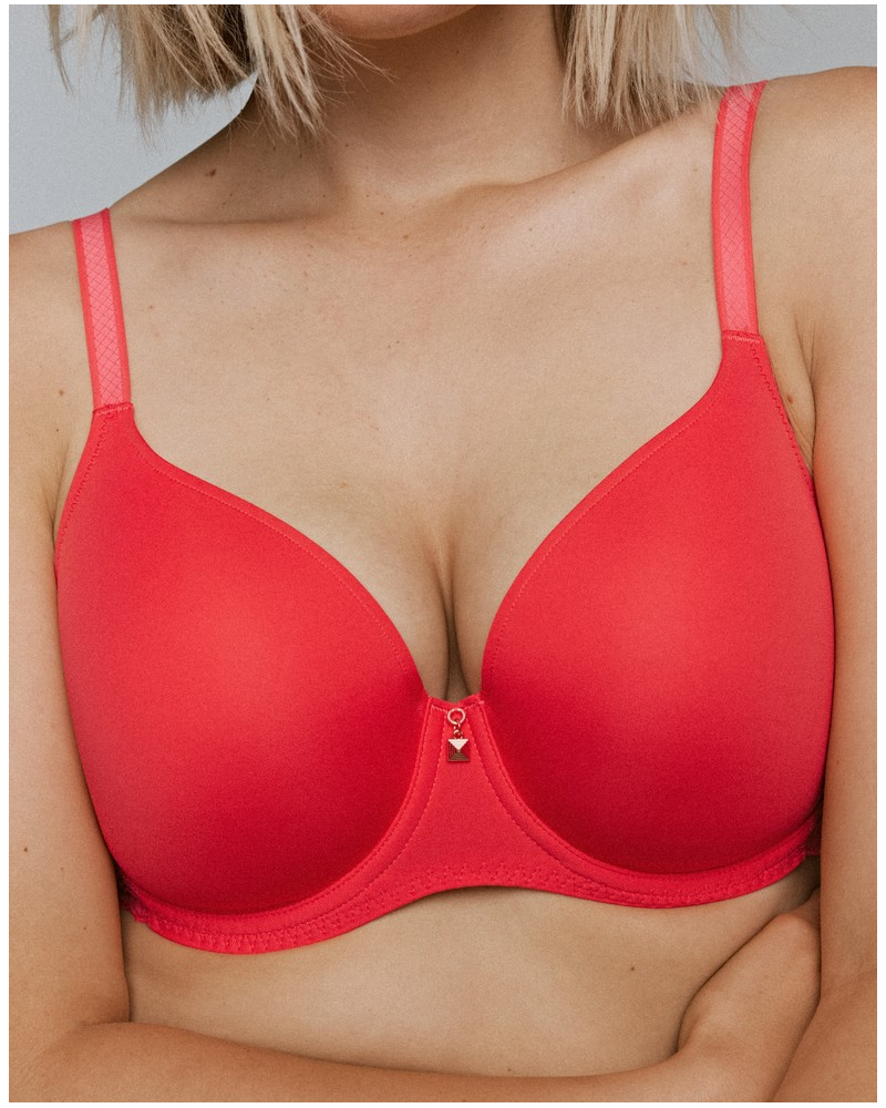 Sujetador acolchado con forma de corazón Prima Donna Twist Grace Bay (Coral)