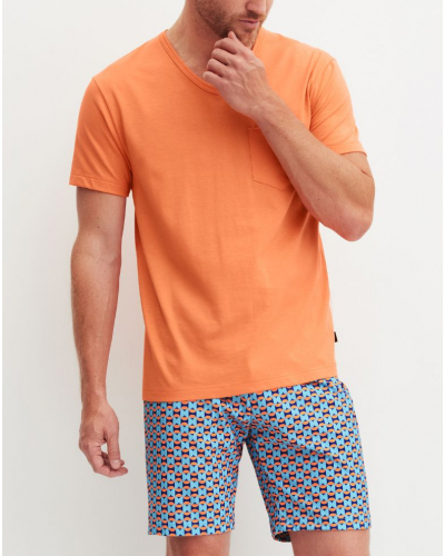 Pyjama short Calida Calida Relax Imprint 4 (Juicy Orange)
