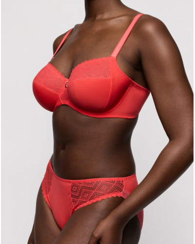 Slip brésilien Prima Donna Twist Grace Bay (Coral)