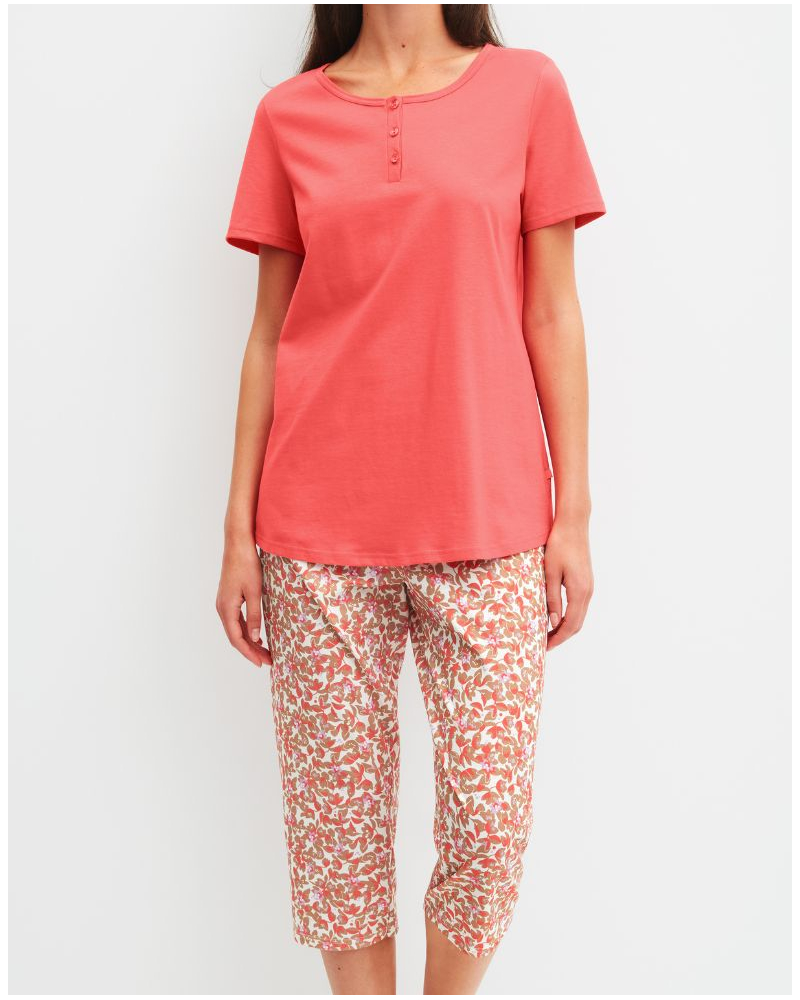 Pyjama 3/4 Calida Flower Nights (Rose of Sharon)