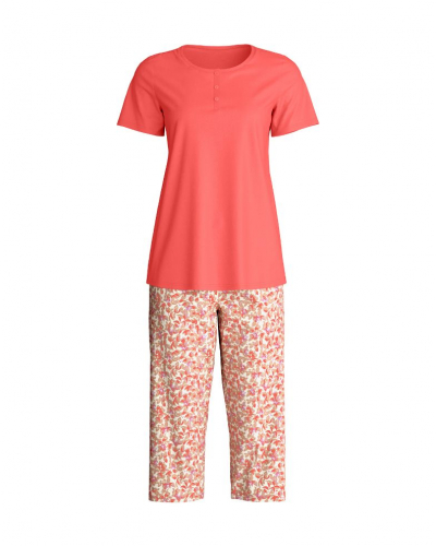 Pijama 3/4 Calida Flower Nights (Rose of Sharon)