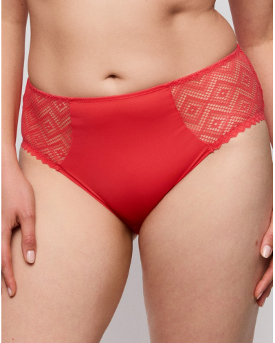 Prima Donna Twist Grace Bay High-Waist Brief (Coral)