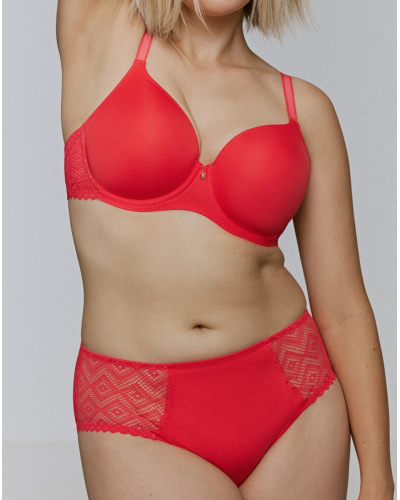 Prima Donna Twist Grace Bay High-Waist Brief (Coral)