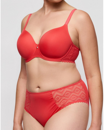 Braga de Cintura Alta Prima Donna Twist Grace Bay (Coral)