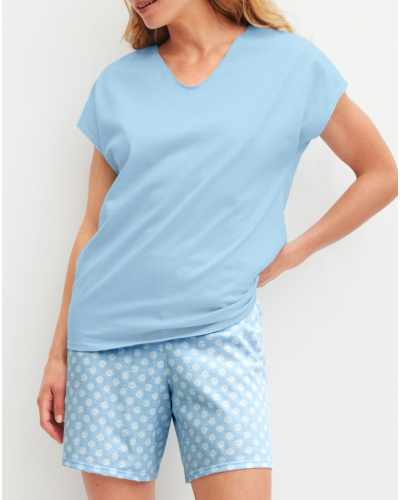 Pijama short Calida Lovely Nights (Cascade Blue)