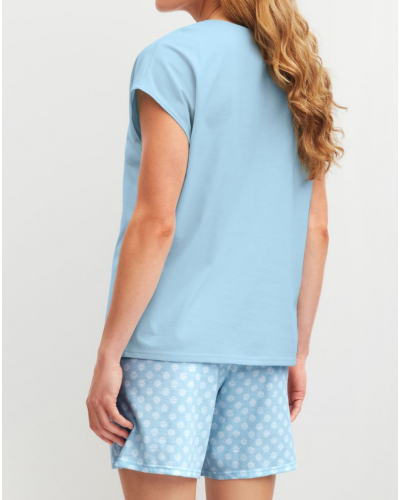 Pijama short Calida Lovely Nights (Cascade Blue)