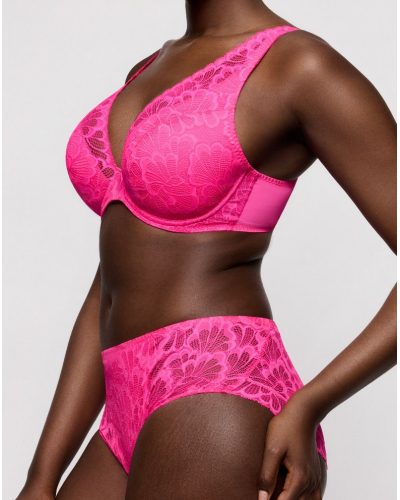 Prima Donna Twist Mocuto Plunge Half-Cup Bra (Pixie Blossom)