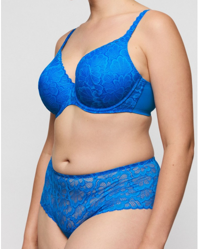Prima Donna Twist Mocuto Padded Heart-Shaped Bra (Blu Cina)