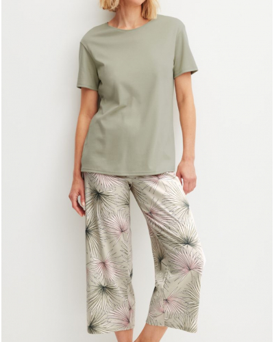 7/8 pyjamas Calida Leaf Dreams (Tea Green)